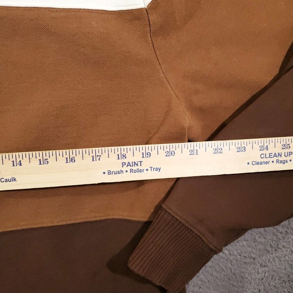 Vintage Kirra Hoodie Womens Extra Large Brown White Striped Full Zip Skater Punk - Picture 11 of 14